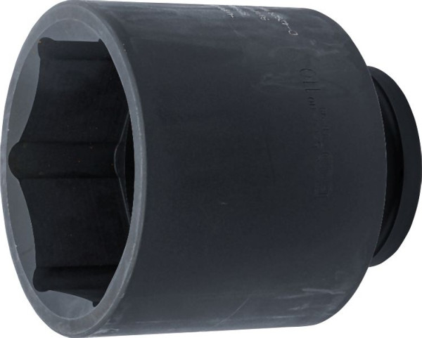 BGS Kraft-Steckschlüssel-Einsatz Sechskant, tief, Antrieb Innenvierkant 25 mm (1"), SW 110 mm, 5500-110