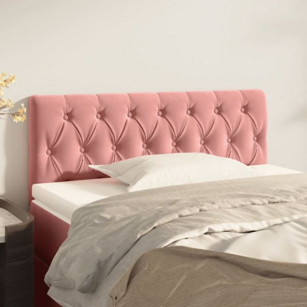 vidaXL Kopfteil Rosa 90x7x78/88 cm Abmessung Samt, 346325