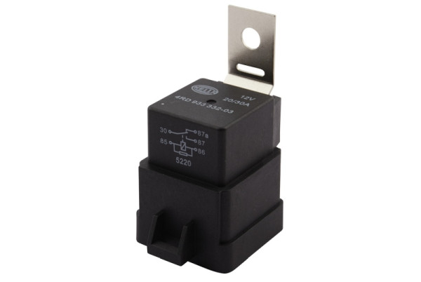 HELLA Relais, Arbeitsstrom, 12V, 5-polig, mit Halter, 4RD 933 332-031