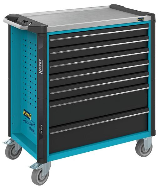 Hazet Werkstattwagen Assistent, Schubfächer, flach: 5x 77x696x398 mm, Schubfächer, hoch: 2x 162x696x398 mm, 179NXL-7