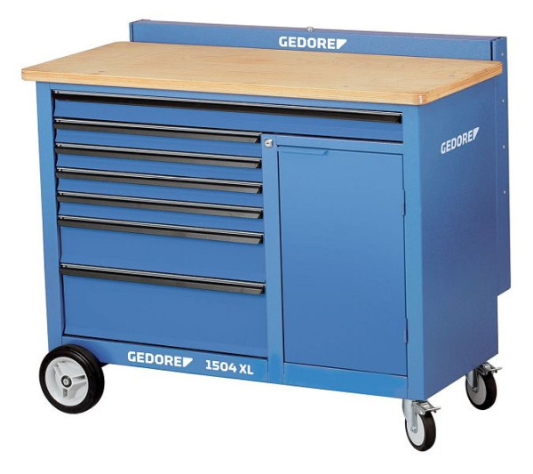 GEDORE Rollwerkbank 1,25 m breit mit 7 Schubladen, 1988468