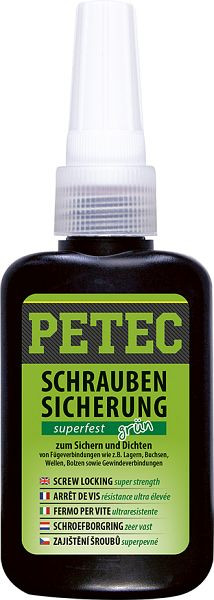 Petec Schraubensicherung Superfest, VE: 0,25 kg, 930250, 4013558930251