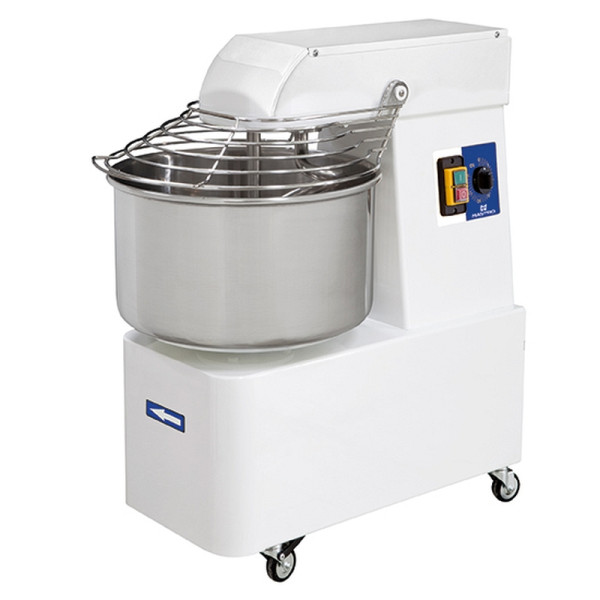 Mastro Spiralteigkneter auf Räder, 25 kg/32 Liter, 2 Geschwindigkeiten, mit Timer, CBD0005/P2V