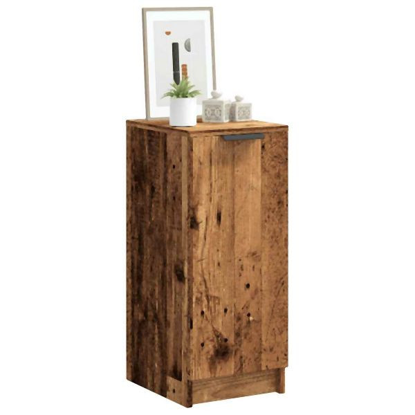 vidaXL Schuhschrank Altholz-Optik 29,5x35x70 cm Holzwerkstoff, 856987