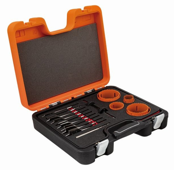 Bahco Lochsägensatz, gemischt, 12-86 mm, 18-teilig, 3835-SET-711