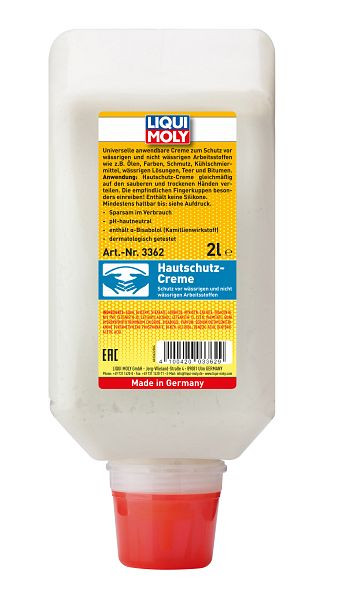 LIQUI MOLY Hautschutz-Creme, Softflasche, VE: 2 Liter, 3362