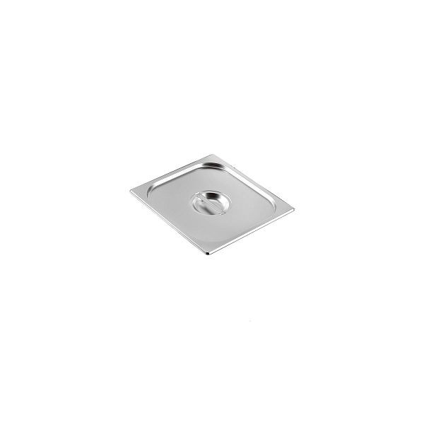 Vaiotec TOPLINE Gastronorm Deckel GN 1/6, Edelstahl AISI 304, 17,6x16,2x2 cm, 10641