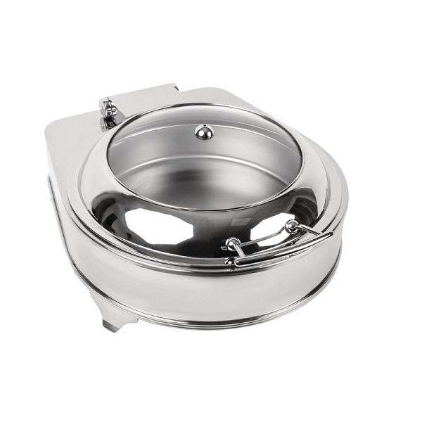 Olympia Elektrischer Chafing-Dish rund, Glasdeckel, Fassungsvermögen: 6 l, CB729