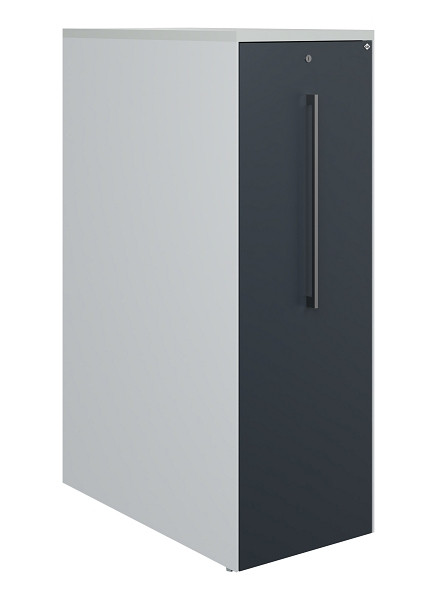 C+P Auszugschrank in Stehhöhe Asisto H1259B430T800 mm, 7035/7016, 148436-00R S10086