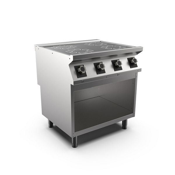 Mareno M1-900 Induktionskocher mit 4 Kochstellen, 80cm, 800(B)x920(T)x900(H)mm, CI98EG, 191.150