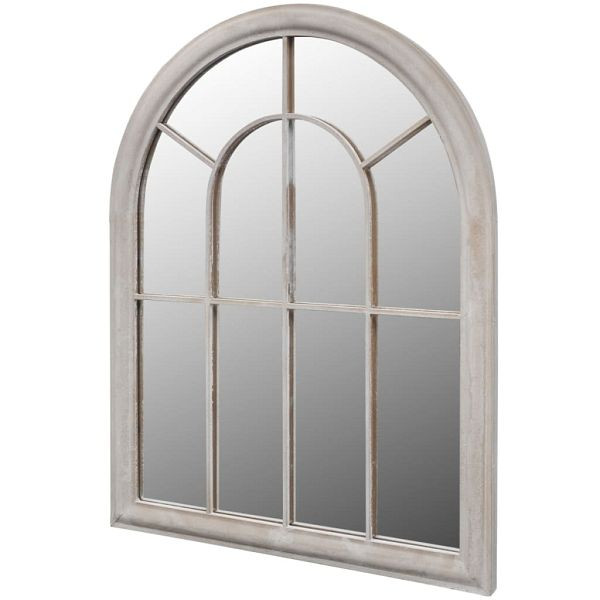 vidaXL Rustikaler Gartenspiegel Bogen 69x89 cm für Indoor und Outdoor, 41225