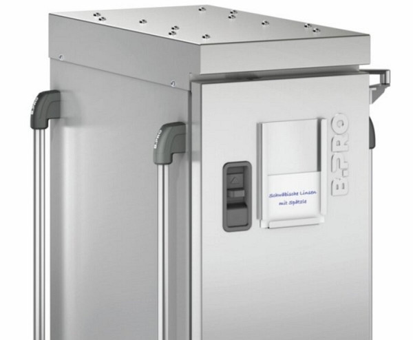 B.PRO Edelstahl Menükartenhalter, B.PROTHERM, für Tür frontseitig, 575230
