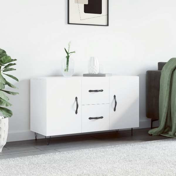vidaXL Sideboard Weiß 100x36x60 cm Holzwerkstoff, 828164
