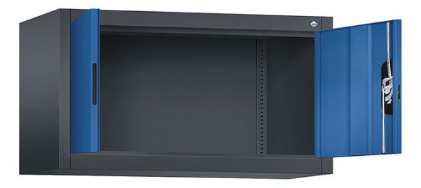C+P Aufsatzschrank Acurado, H500xB930xT400mm, Farbe: Schwarzgrau / Enzianblau, Muldengriff, 9264-000 S10155
