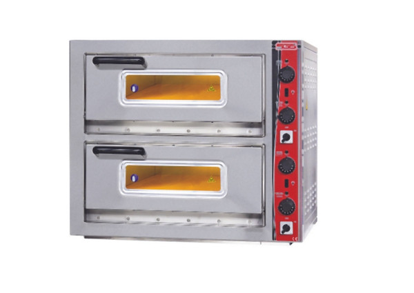 SGS Gastro Pizzaofen, 1+1 x 40 cm, 65 x 62 x 44 cm, PO 4040 DE, 8683829770211