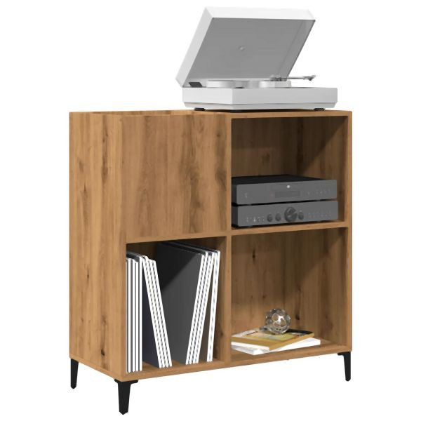 vidaXL Plattenschrank Artisan-Eiche 84,5x38x89 cm Holzwerkstoff, 857174