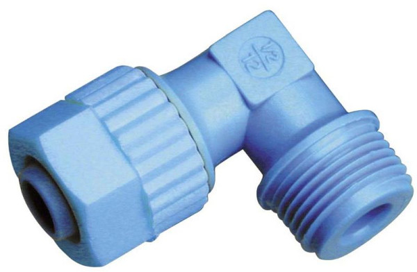 timmer A-WEk-8/6-1/8-PP, Winkel Einschraubverschraubung -konisch Polypropylene, VE: 10 Stück, 01010521