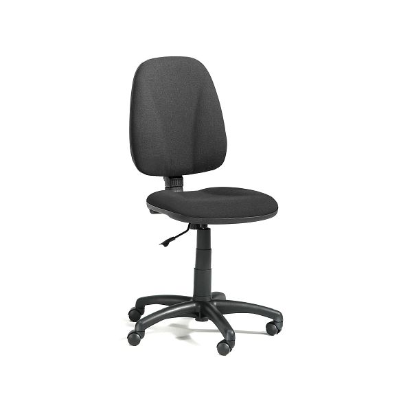 Dauphin Bürostuhl Just Motionflex AJ 3661 – Hohe Vollpolsterung, Synchron-Mechanik, Viele Einstellungen, Deutscher Hersteller, Schwarz