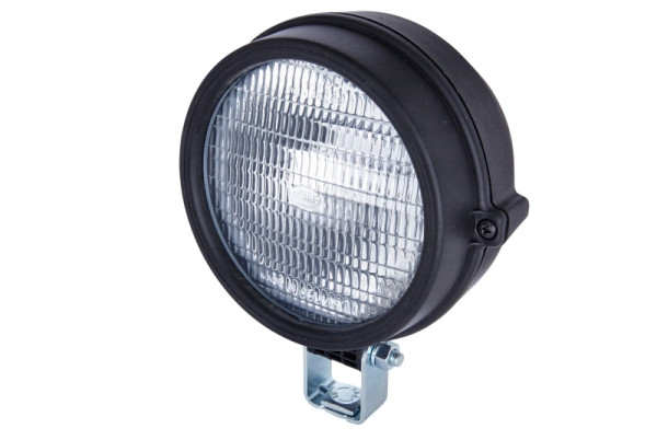 HELLA Halogen-Arbeitsscheinwerfer, Torero 5760, 12/24V /geschraubt, stehend/schwenkbarer Montagebügel, Stecker: Flachstecker, 1G3 005 760-201