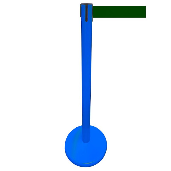 Stein HGS Personenleitsystem -P-Line Future-, Metall/ blau, dunkelgrün, mit Sicherheitsverschluss (selbstlösend), Gurtlänge: 4 m, 15696-1003