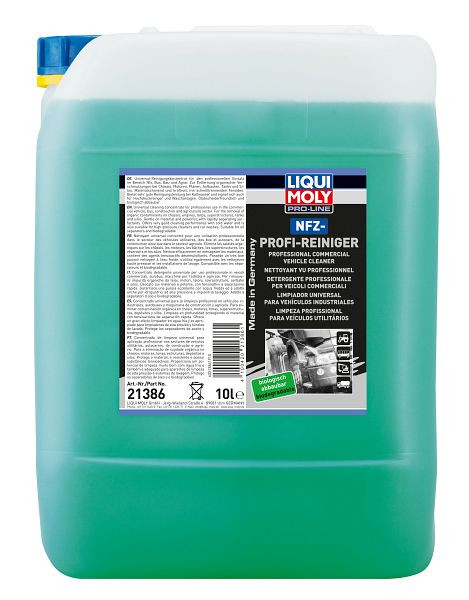 LIQUI MOLY Pro-Line Nfz-Profi Reiniger, Kanister Kunststoff, VE: 10 Liter, 21386