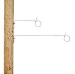 Gallagher Abstand-Ösenisolator 40cm weiß, VE: 10 Stück, 010998