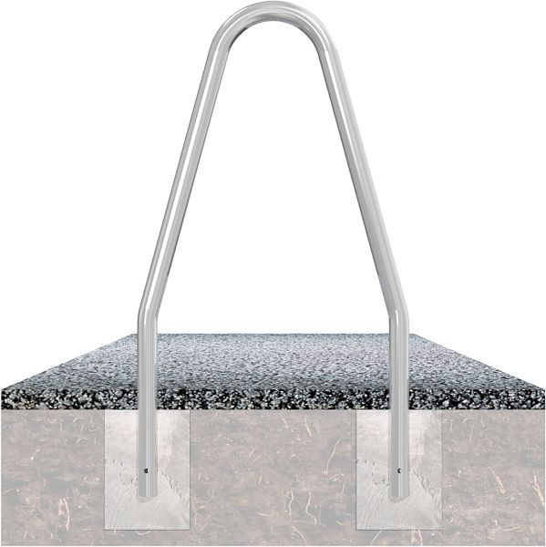 Schake Baumschutzbügel Stahlrohr Ø 48 x 2,5 mm / Ø 60 x 2,5 mm, zum Einbetonieren, Stahlrohr Ø 48 x 2,5 mm, beschichtet, 443_00B