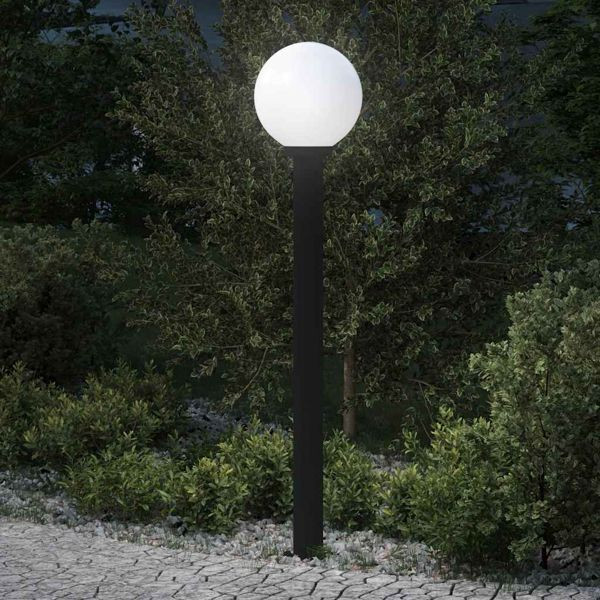 vidaXL Pollerleuchte 120 cm Schwarz IP44, 4006113, 8721102381386