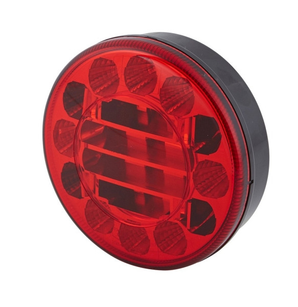 HELLA VALUEFIT Heckleuchte, Valuefit, LED, 12/24V, Anbau/geschraubt, Lichtscheibenfarbe: rot, Stecker: offene Kabelenden, rechts/links, 2SB 357 027-011