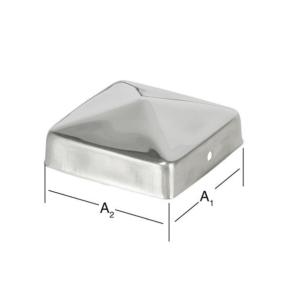 Vormann Pfostenkappe 91 x 91 mm mit Kugel, VE: 6 Stück, 010336090