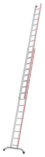 HYMER Schiebeleiter, zweiteilig, 2x16 Sprossen, Länge eingefahren 4,72 m / ausgefahren 8,36 m, 604632