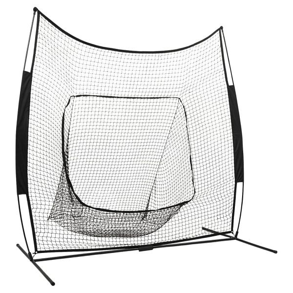 vidaXL Multisport-Übungsnetz Baseball Softball 241x106,5x216 cm Metall, 93361