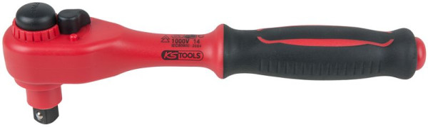 KS Tools 3/8" Isolierte Umschaltknarre, 72 Zahn, 118.3800