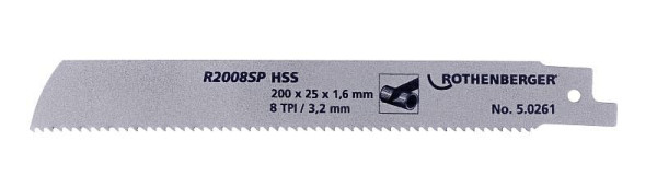 Rothenberger Spezial-Rohrsägeblatt, HSS, 200x25x1,6, 50261