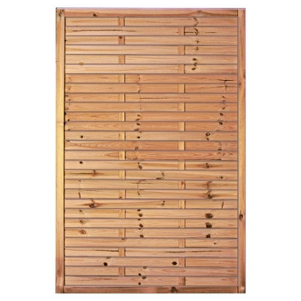 T&J Lamellenzaun 120 x 180 cm, Rahmen 34/54 mm, kdi grün, 10011