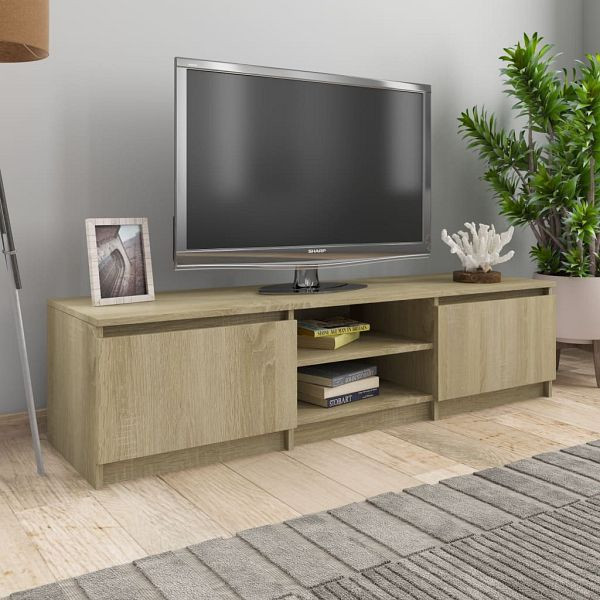 vidaXL TV-Schrank Sonoma-Eiche 140x40x35,5 cm Holzwerkstoff, 800651