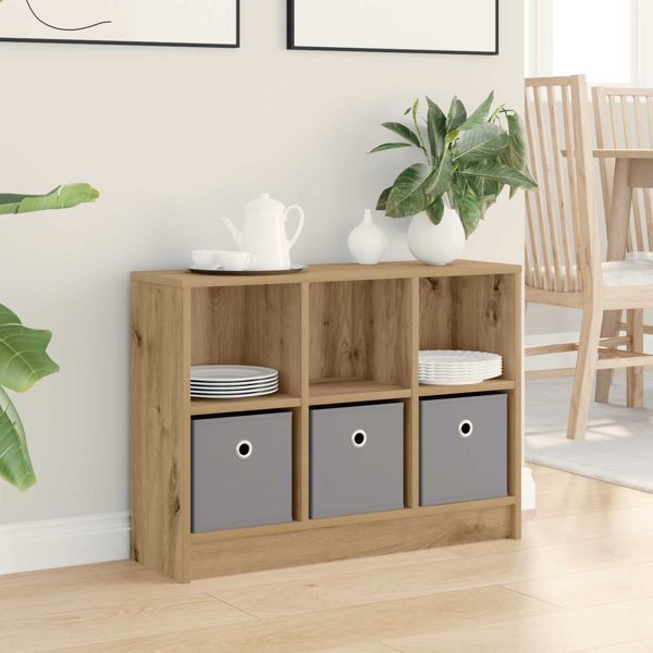 vidaXL Sideboard Artisan-Eiche 73,5 x 22,5 x 53,5 cm, 8000507
