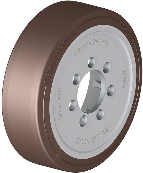 Blickle RB 343x110/90-7 Rad aus Blickle Besthane®, Braun, 756623