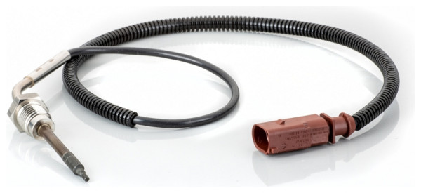 HELLA Sensor, Abgastemperatur, 2-polig, geschraubt, Kabel: 610mm, 6PT 014 494-821