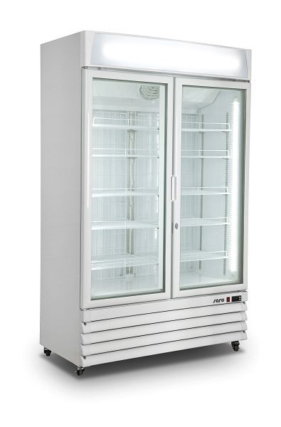 Saro Kühlschrank mit 2 Glastüren, weiß, Modell G 885, 453-10081