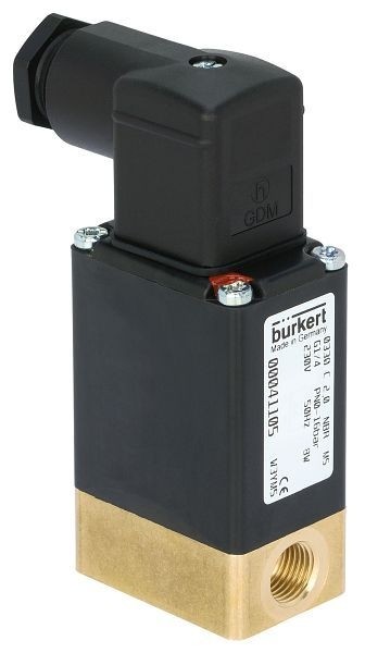 Bürkert 3/2-Wege-Magnetventil, direktwirkend, Typ 0330-C-04,0-BB-MS-GM82-024/50-08, 42695