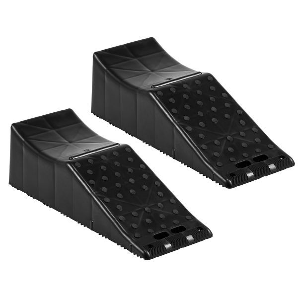 VEVOR Kunststoff-Zufahrtsrampe für Autos, 2 Stück, 9T, Radwechsel für Wohnwagen, ZHSKU00000000000060
