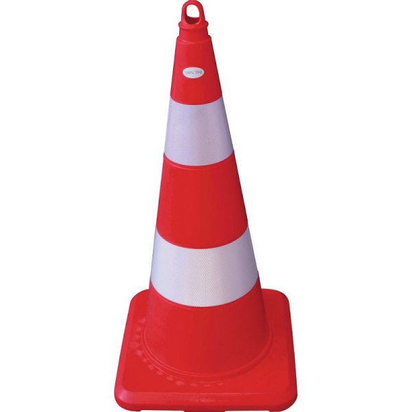 Stein HGS Leitkegel aus Weich-PVC, 750 mm, 2 Streifen / 3,2 kg, 12395