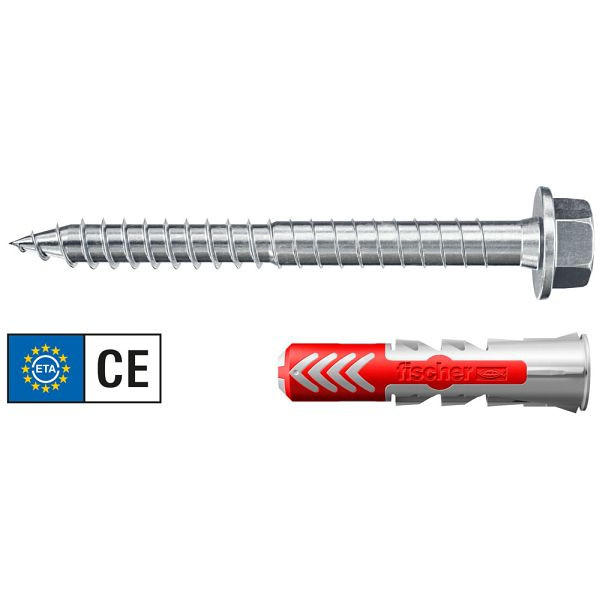 Fischer DuoPower ETA 10 x 50 mit Sicherheitsschraube, VE: 50 Stück, 564792