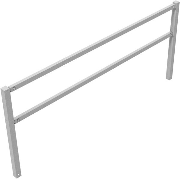 Schake Wegesperren feststehend, zusammenschraubbar mit Ober- und Knieholm, feuerverzinkt, Gesamtbreite: 3000 mm, 416_30