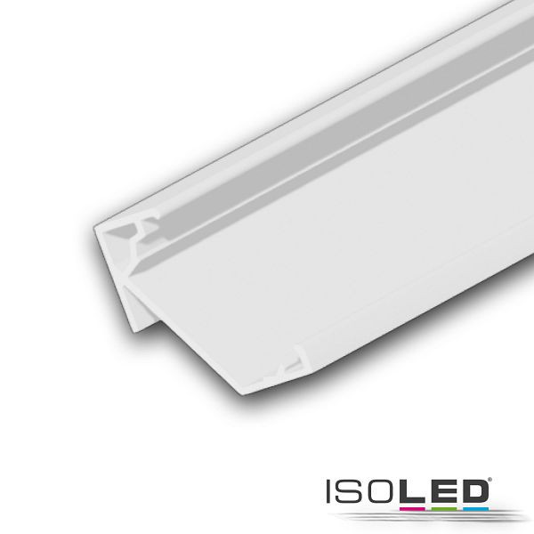 ISOLED LED Eckprofil CORNER18 Aluminium weiß RAL9003, 200cm, 115827