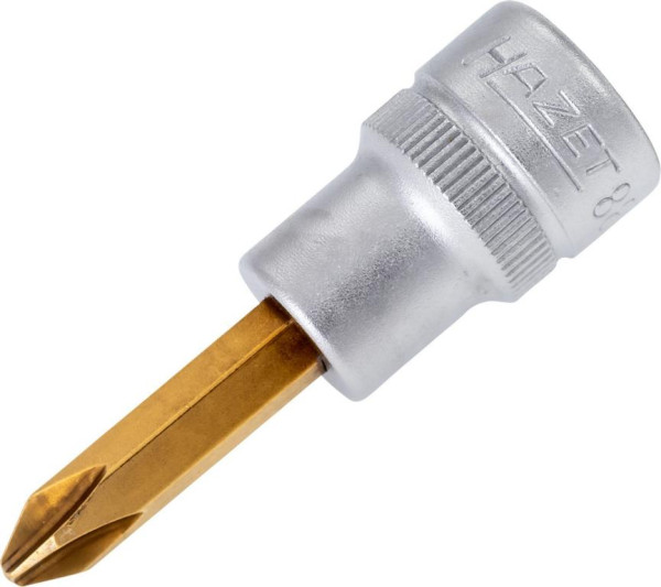 Hazet Schraubendreher-Steckschlüsseleinsatz, Vierkant hohl 10 mm (3/8 Zoll), Kreuzschlitz Profil PH, PH2, 8806-PH2