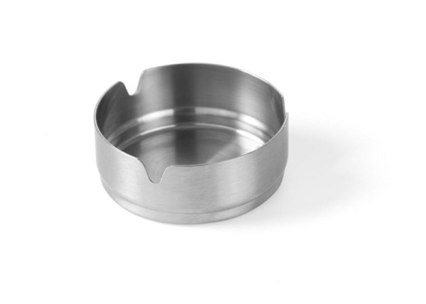 Hendi Aschenbecher Kitchen Line, ØxH: 80x30 mm, Edelstahl, 440872