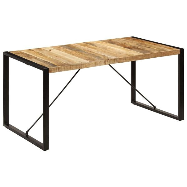 vidaXL Esstisch 160 x 80 x 75 cm Mangoholz Massiv, 247417