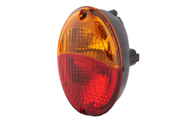 HELLA Heckleuchte, Agroluna, Glühlampe, 24V /Einbau/geschraubt, ECE, Lichtscheibenfarbe: rot/gelb, rechts, 2SD 343 130-147
